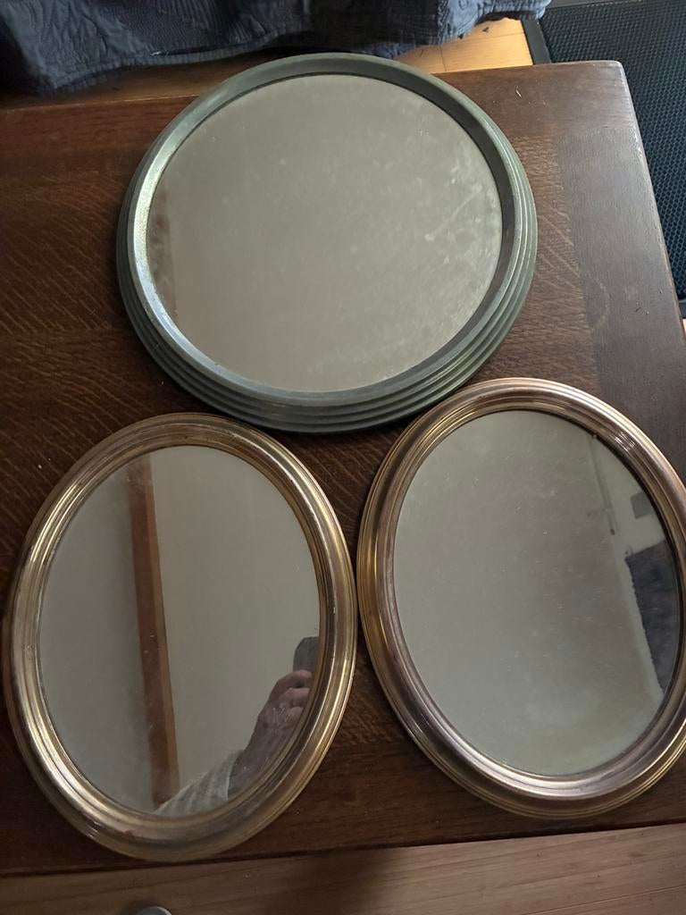 Miroirs anciens, Antiquités & Art, Enlèvement, Rond