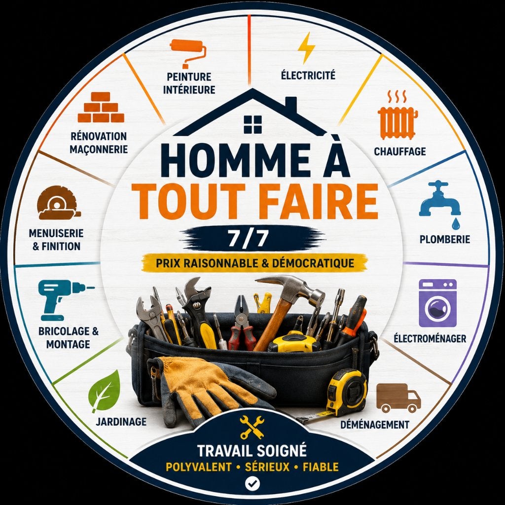 Homme à Tout Faire – 7/7 – Prix Raisonnable, Enlèvement, Neuf, Tableau électrique