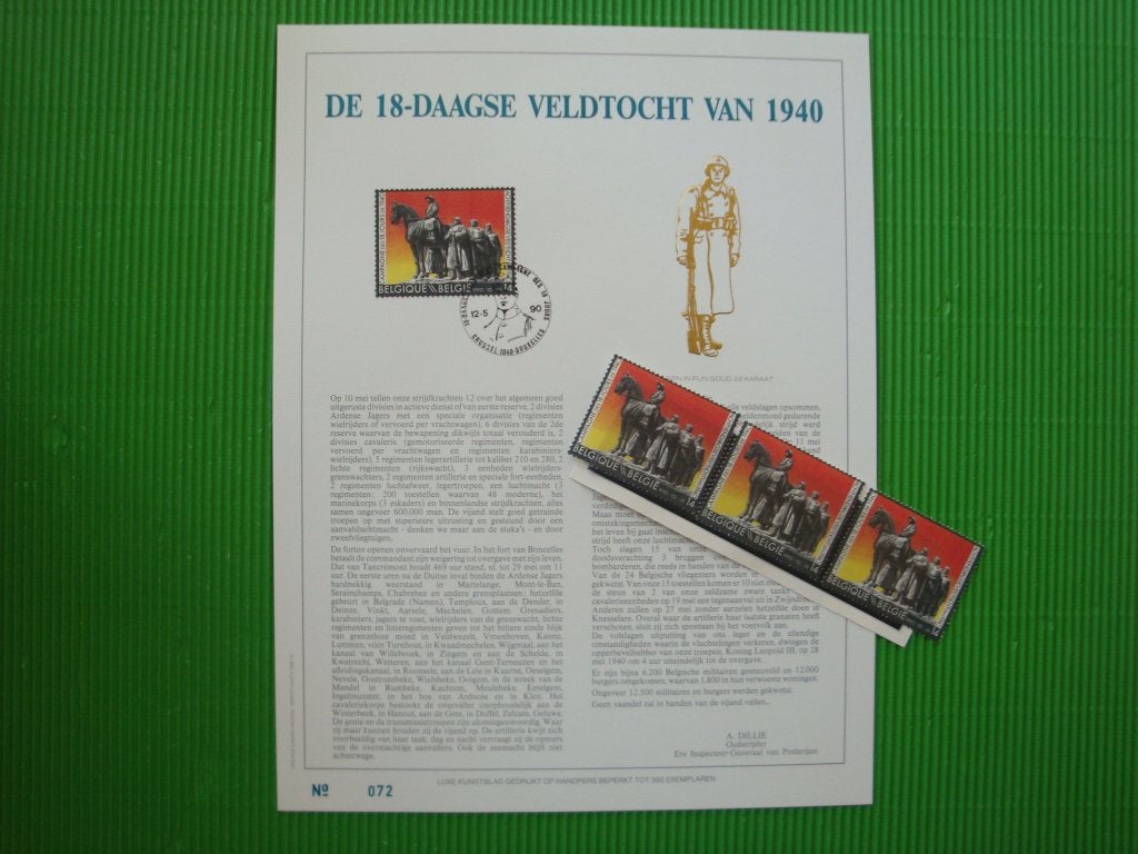 postzegels, Postzegels en Munten, Postzegels | Europa | België, Verzenden, Postfris, Gestempeld