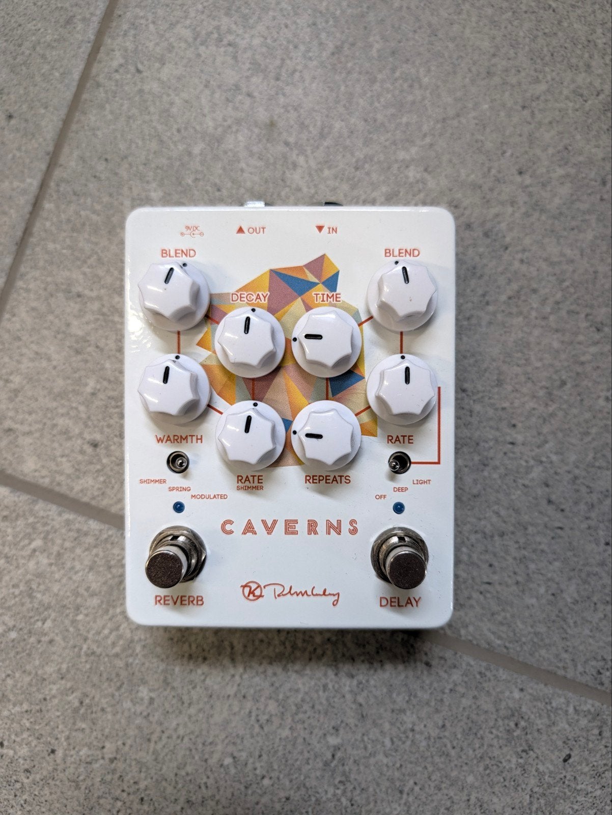 keeley caverns Reverb delay v2, Muziek en Instrumenten, Ophalen of Verzenden, Zo goed als nieuw, Reverb