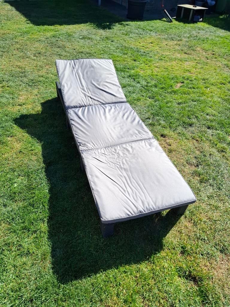 Alibert ligbed "sunlounger" 2x kussens nieuwstaat, Tuin en Terras, Ligbedden, Ophalen