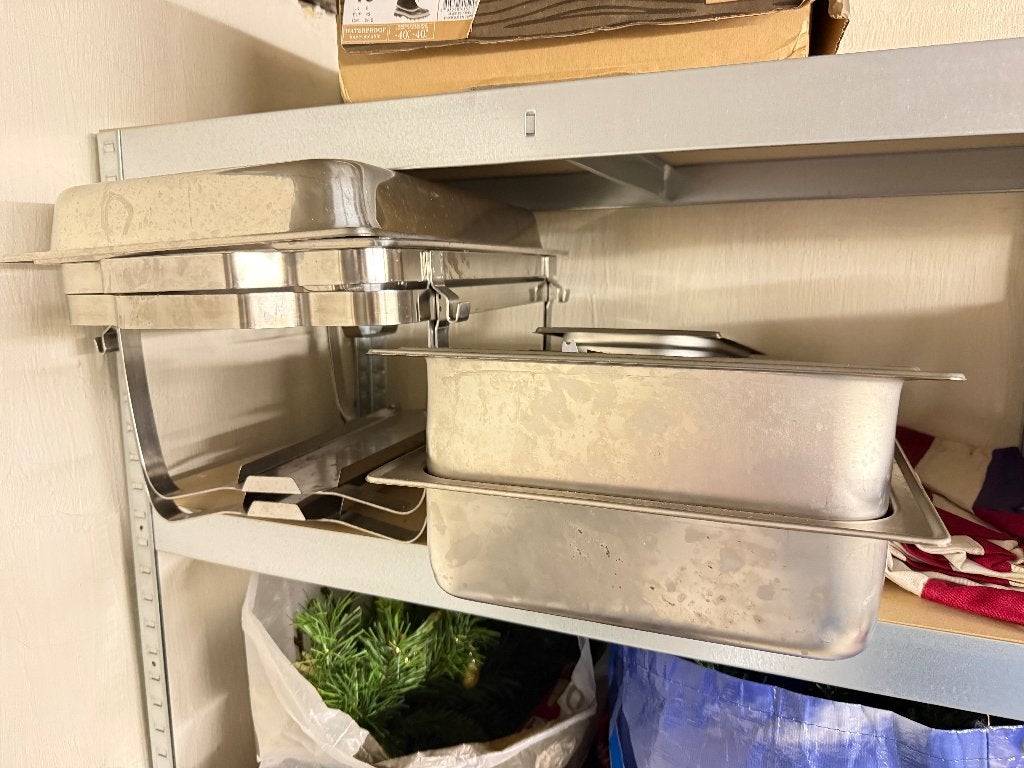 Chafing dishes / warmhoudschalen in inox, Zakelijke goederen, Ophalen