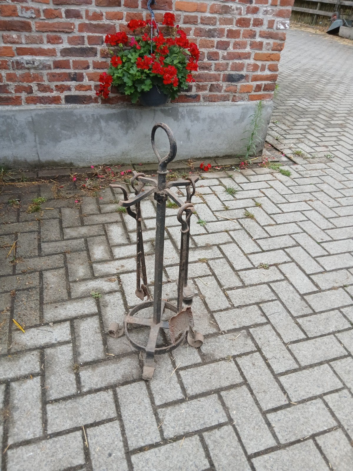 gerief voor de open haard, Ophalen of Verzenden, Gebruikt, Houthaard