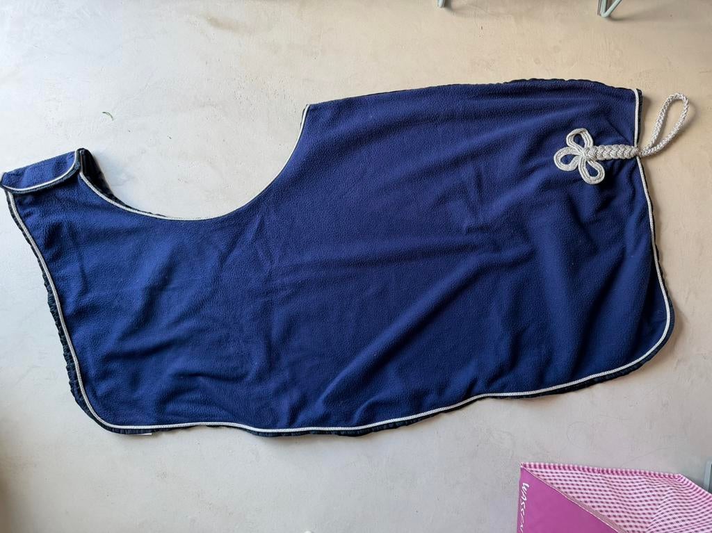 Uitrijdeken QHP, Dieren en Toebehoren, QHP, Zo goed als nieuw, Zilver, Fleece