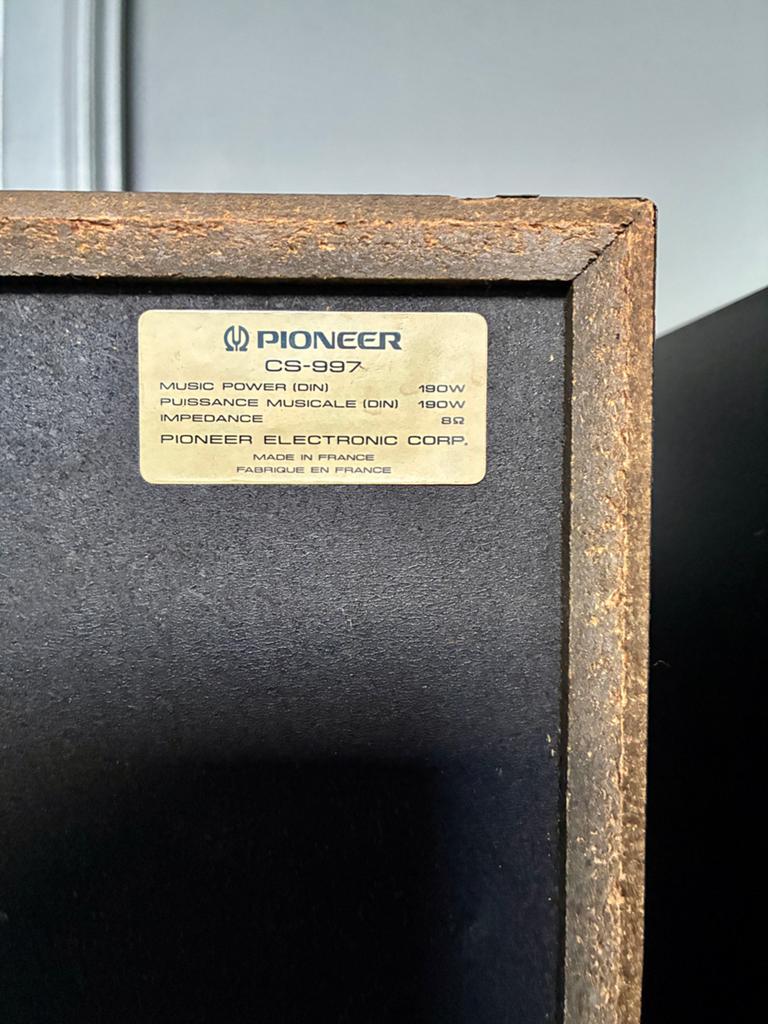 Enceintes PIONEER CS-997, Enlèvement ou Envoi, Comme neuf