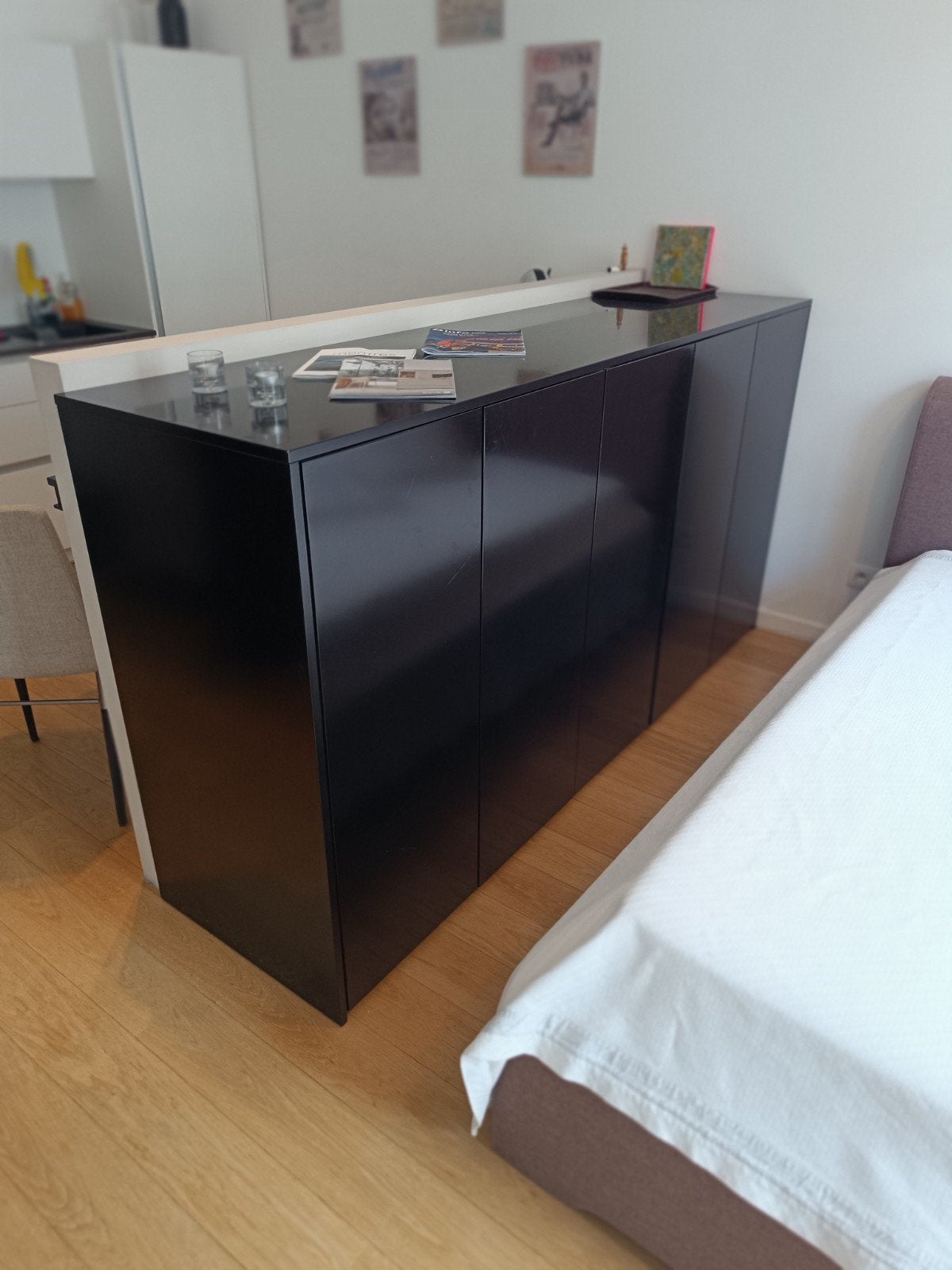 Grande armoire basse (haut. 120cm)