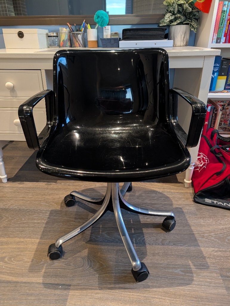 Chaise de bureau Tecno modèle Modus - Osvaldo Borsani, Enlèvement, Comme neuf, Noir, Chaise de bureau