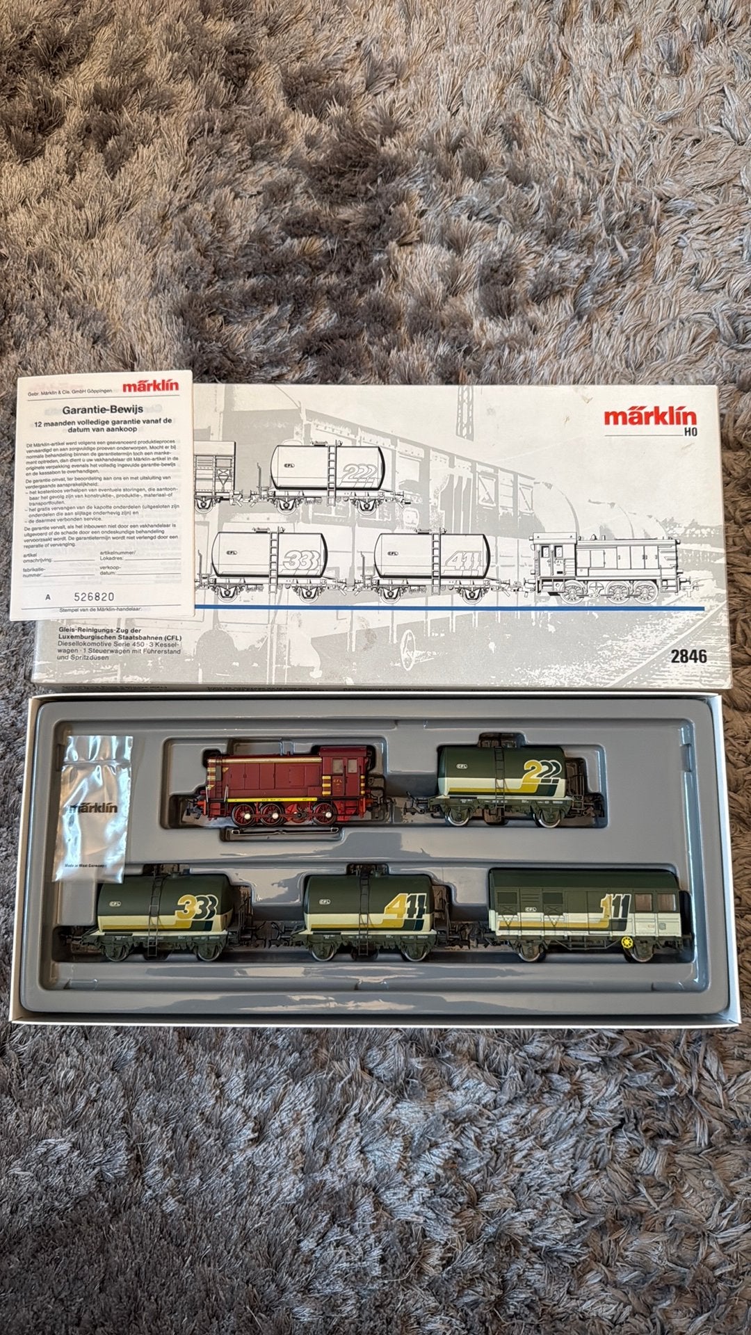 Coffret Märklin 2846, Analogique, Enlèvement ou Envoi, Courant alternatif, Comme neuf
