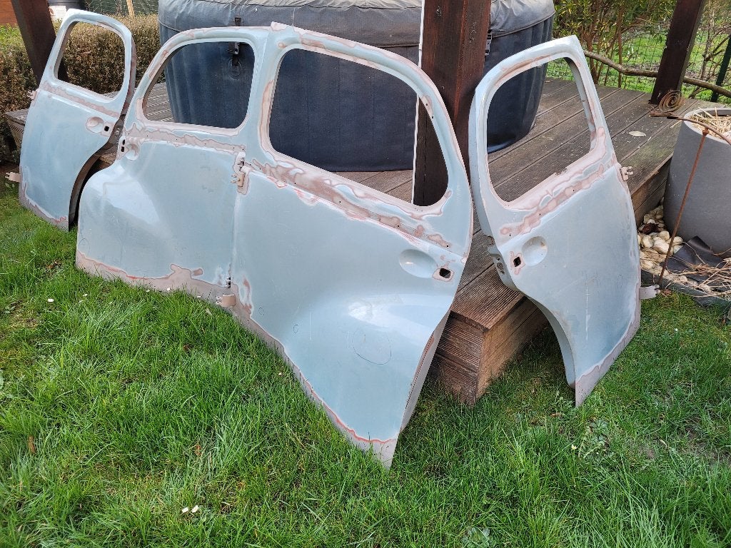 Portières voiture pour Vieille Renault 4CV, Auto-onderdelen, Ophalen, Gebruikt, Achter, Renault