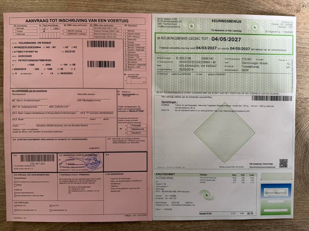 Volkswagen Passat 1.6 TDI Automaat/Euro 6B/Camera/GEKEURD, Auto's, Volkswagen, Automaat, Euro 6, Navigatiesysteem, https://public.car-pass.be/vhr/9975558c-d2f5-4d08-9532-d31bda20a158
