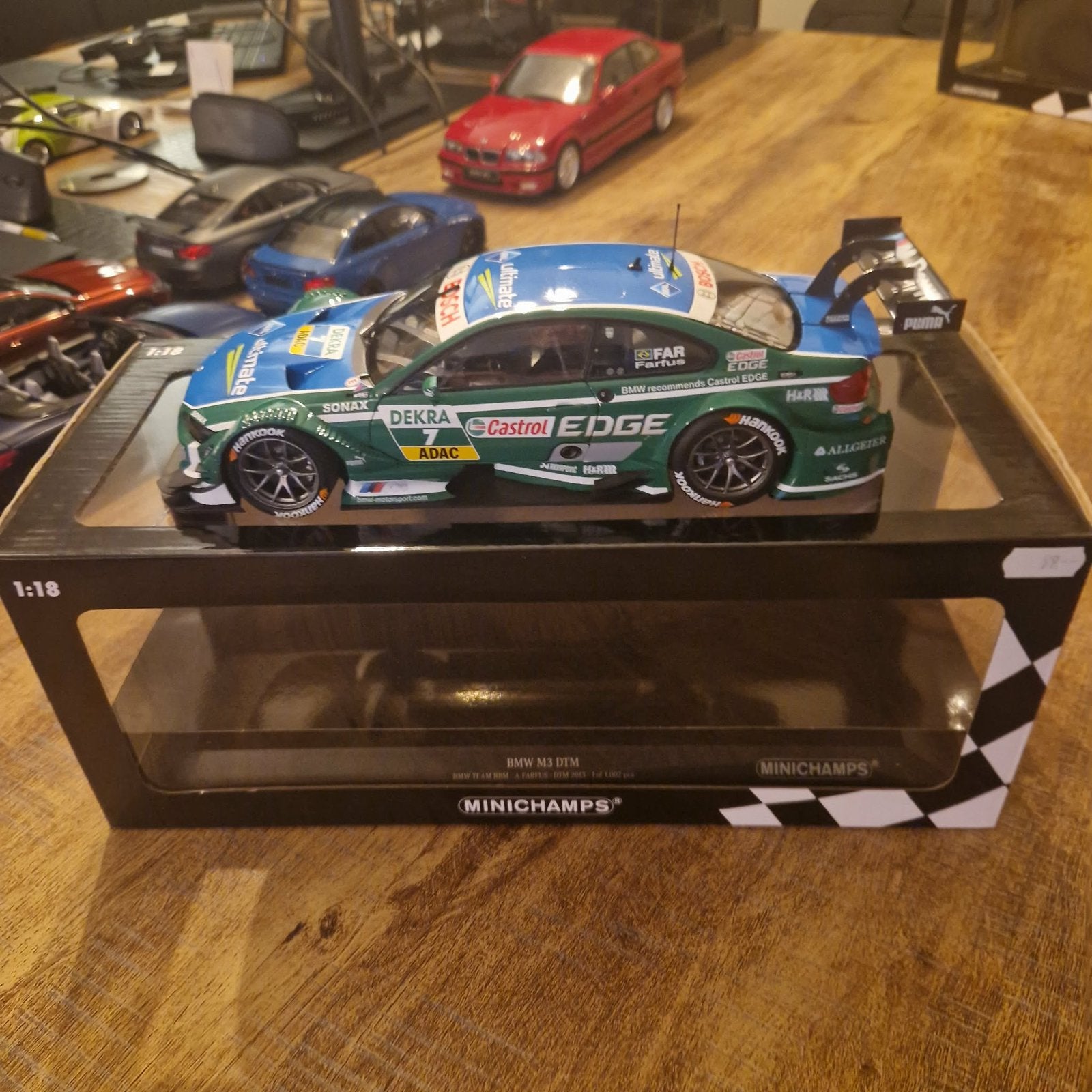 1/18 BMW M3 DTM - Minichamps, Ophalen of Verzenden, Zo goed als nieuw, MiniChamps