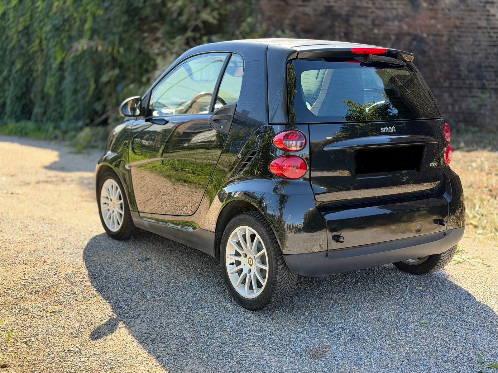 Smart Fortwo 1.0MHD 2009 klaar voor registratie, Auto's, Automaat, Beige, 4 cilinders, 80 g/km