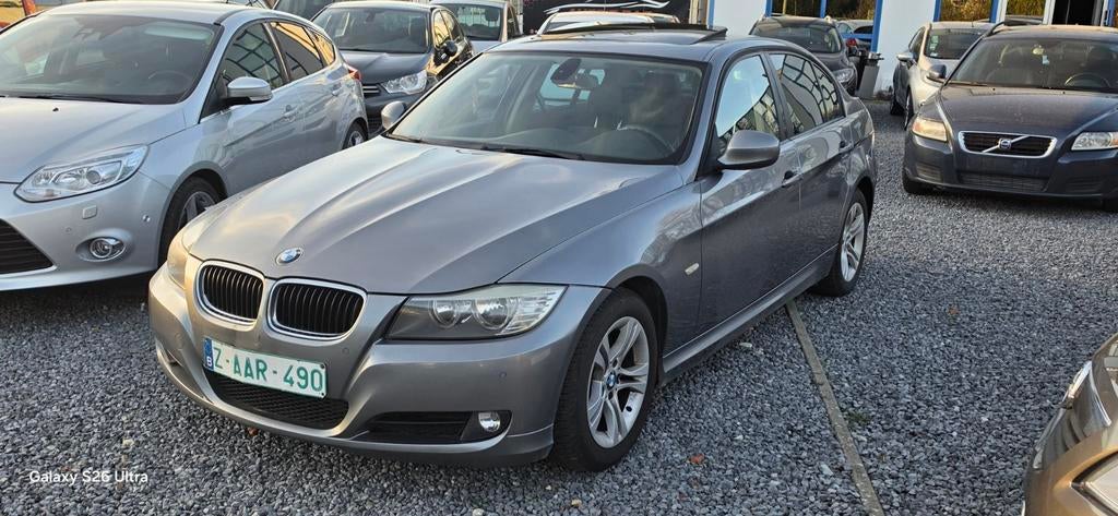 BMW 318D bj2010 Navi/Schuifdak Euro5 Gekeurd voor verkoop, 100 kW, Euro 5, 1995 cc, Zwart