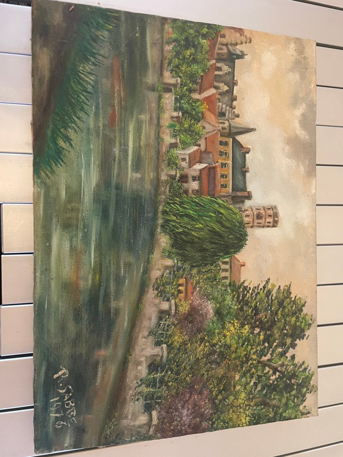 Klassiek schilderij!, Ophalen, Klassiek, Gesigneerd