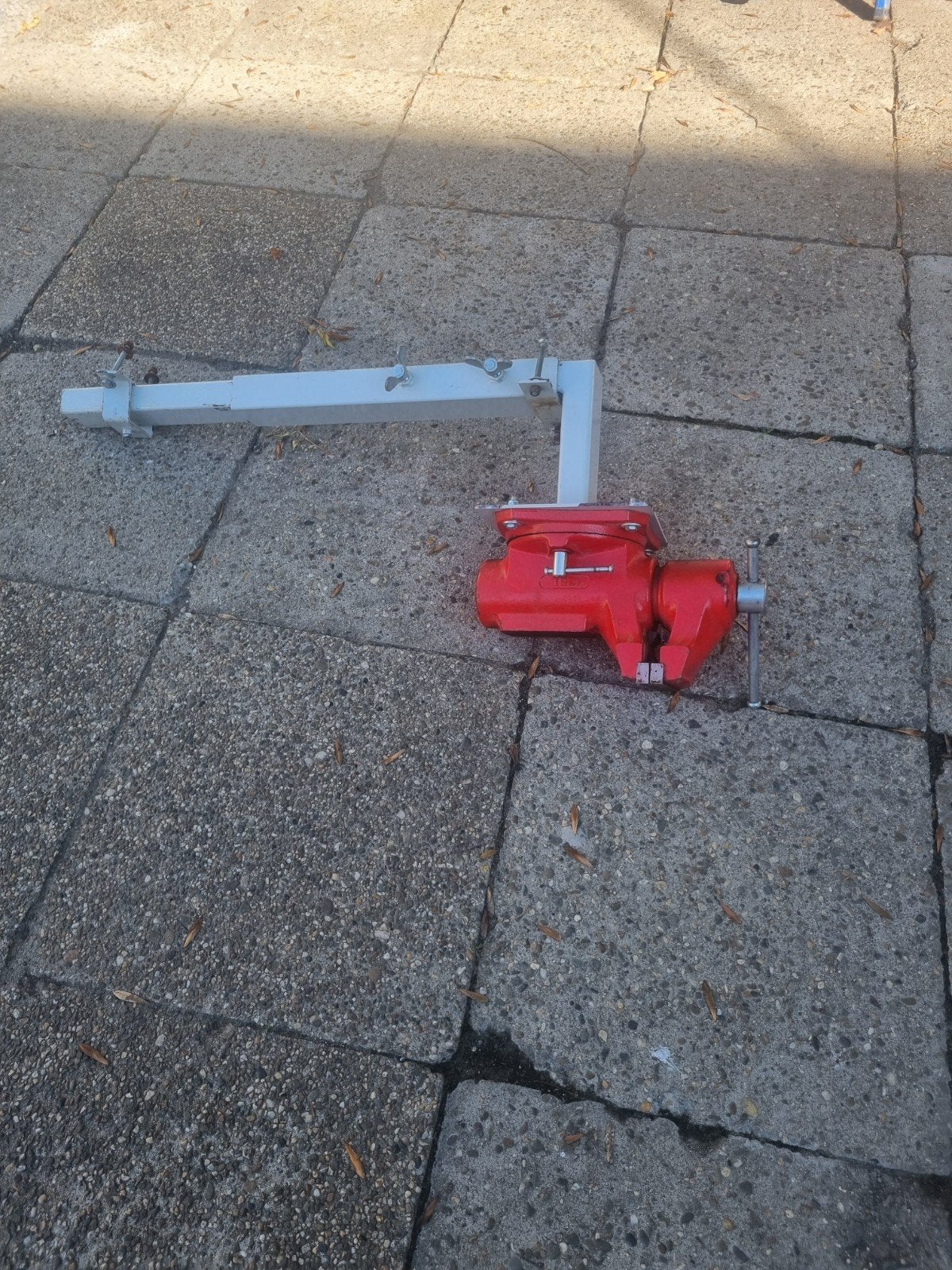 bankschroef, Doe-het-zelf en Bouw, Ophalen, Zo goed als nieuw, 70 tot 120 cm, Bankschroef