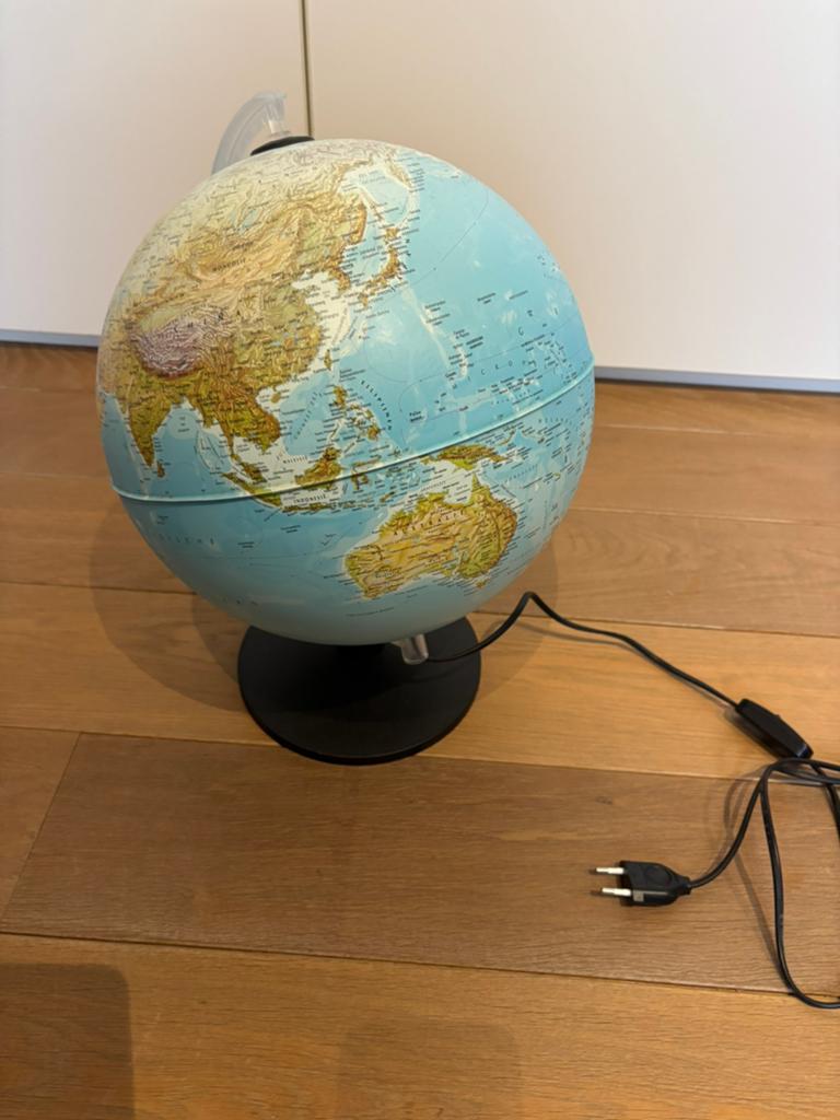 Weleldbol, Huis en Inrichting, Woonaccessoires | Wereldbollen, Ophalen, Zo goed als nieuw