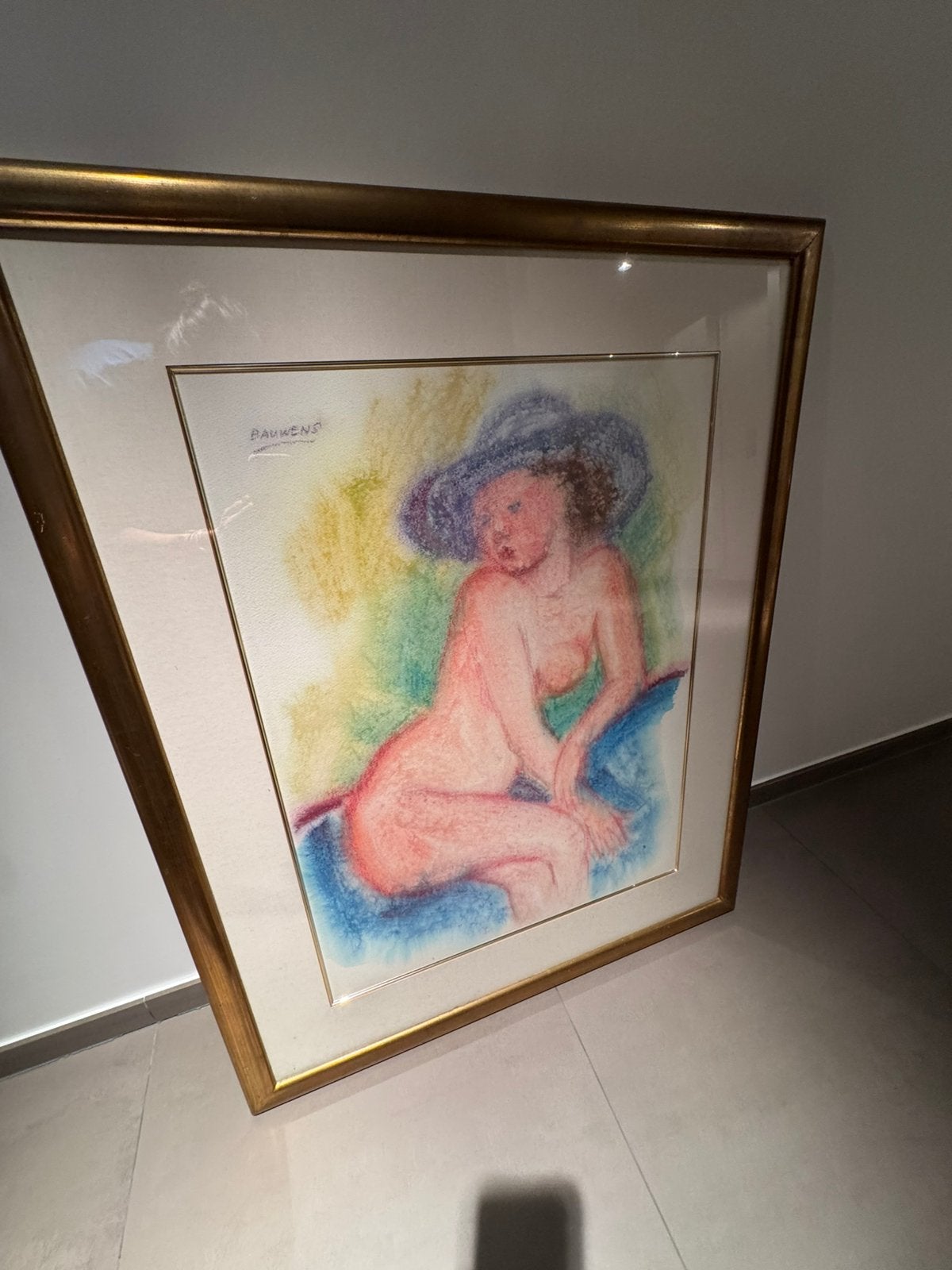 Œuvre encadrée, Enlèvement ou Envoi, Signé