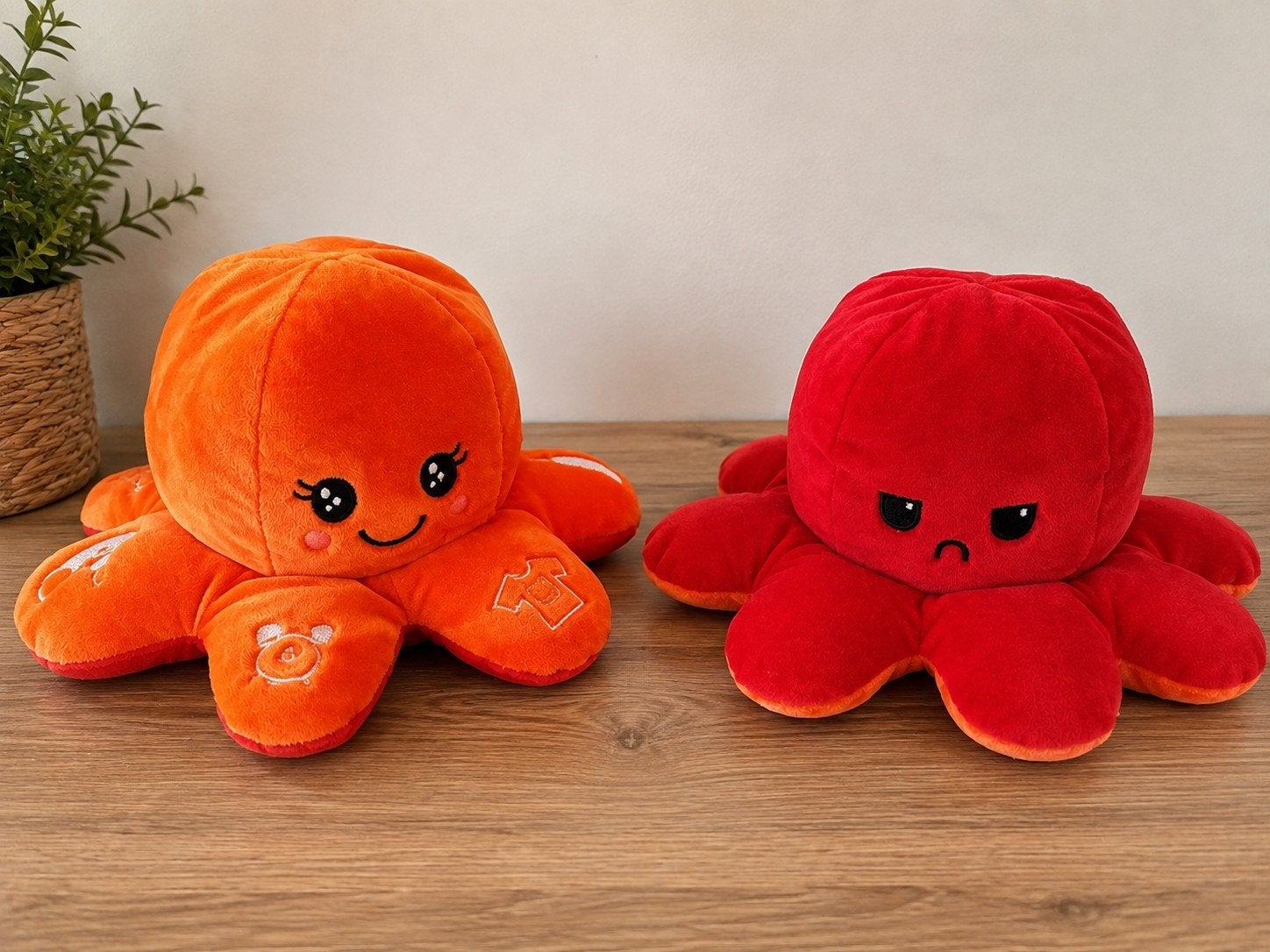 emotie knuffel octopus, Ophalen of Verzenden
