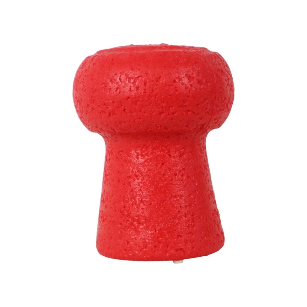 Rode Pop Art Tafellamp Champagnekurk Petit Bouchon Design, Marqué, Enlèvement ou Envoi, Rouge, Plastique