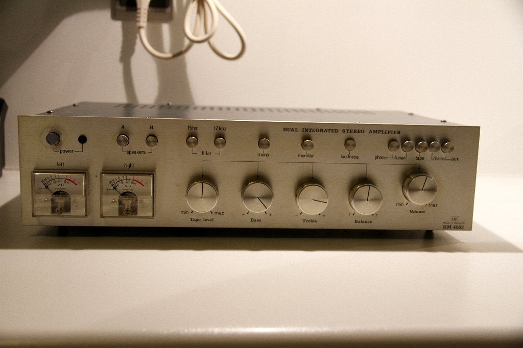 Vintage stereoversterker 2 x 35 Watt RMS, Gebruikt, Ophalen, Overige merken, Minder dan 60 watt