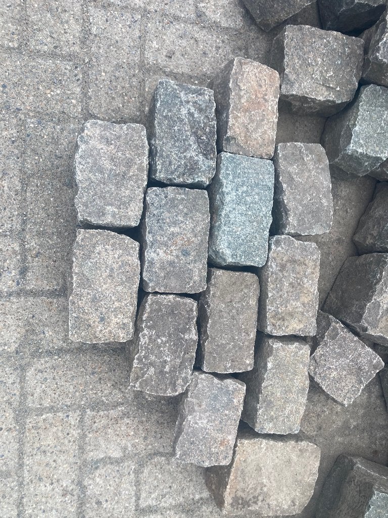 Recuperatie Belgische kasseien rechthoekig, Tuin en Terras, Ophalen, Gebruikt, Overige typen, Natuursteen