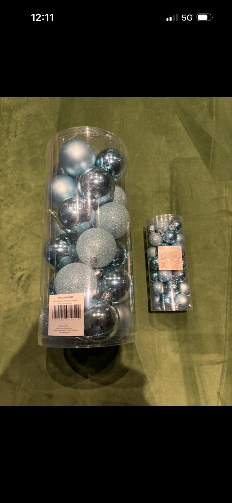 Kerstballen nieuw, Ophalen of Verzenden, Nieuw
