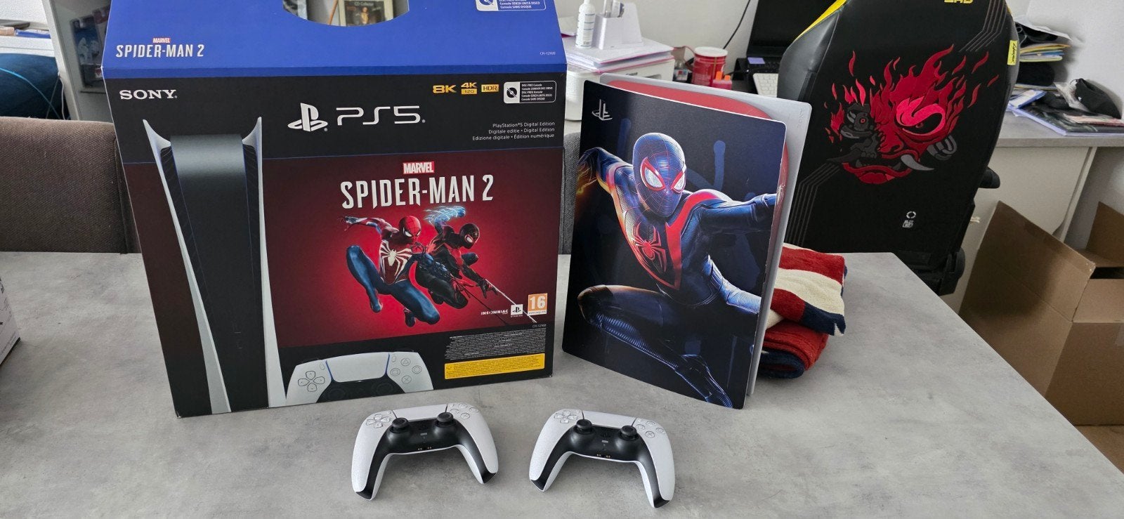 PlayStation 5 Digital Edition – 2 manettes – Boîte, Enlèvement, Playstation 5