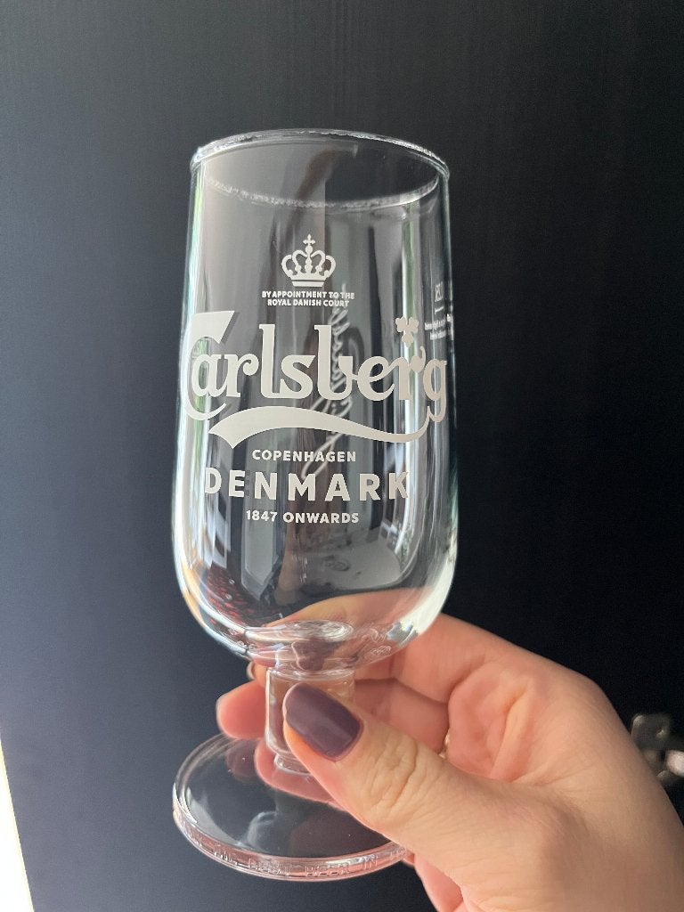 Carlsberg bierglazen x8 0,25l, Verzamelen, Ophalen of Verzenden, Nieuw, Bierglas