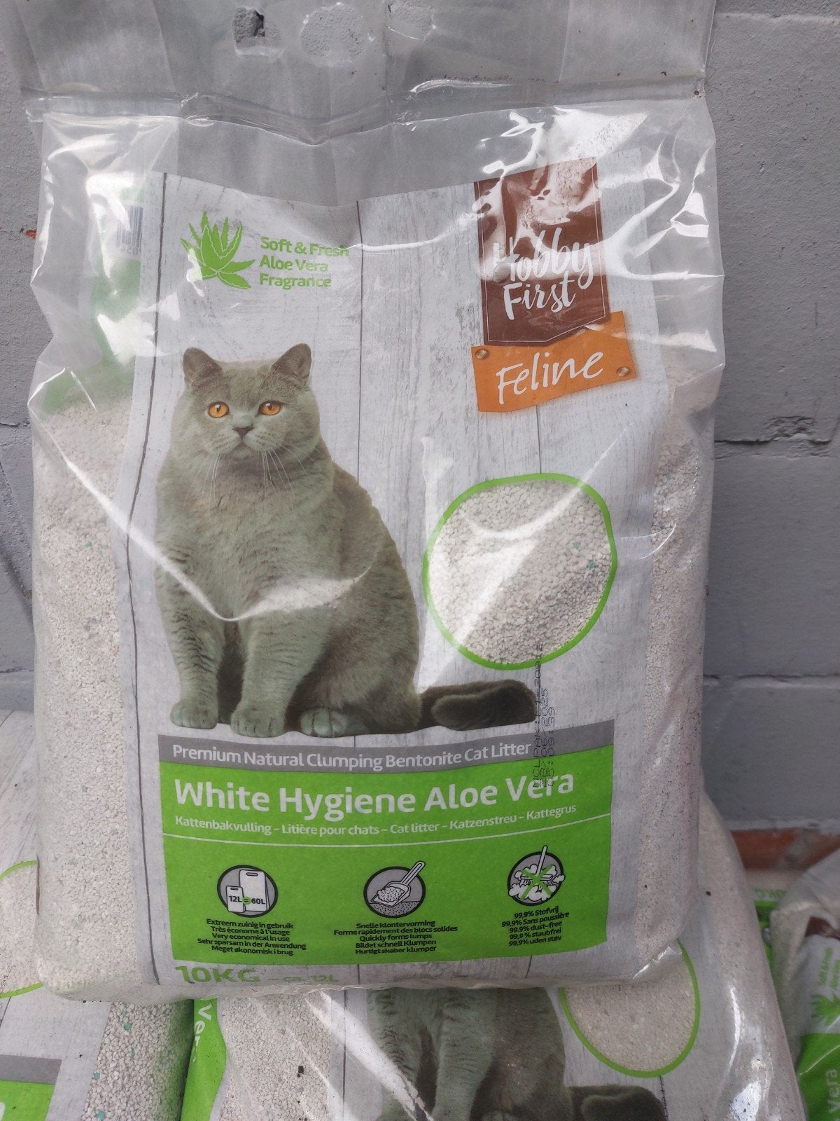 Kattebakvulling Hobby First Feline White Hygiëne Aloė Vera, Animaux & Accessoires, Bacs à litière, Enlèvement