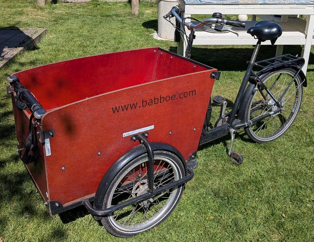 Babboe big bakfiets (niet-elektrisch), Fietsen en Brommers, 4 kinderen of meer, Gebruikt, Elektrisch, Ophalen