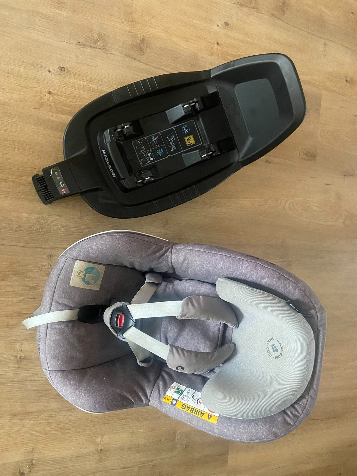 Isofix + maxi cosi autostoel (0-15 maanden), Ophalen, Zo goed als nieuw, Maxi-Cosi, Isofix