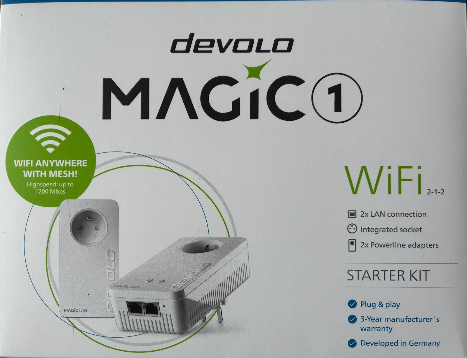 Devolo Magic 1 WiFi starter kit, Informatique & Logiciels, Enlèvement ou Envoi, Neuf