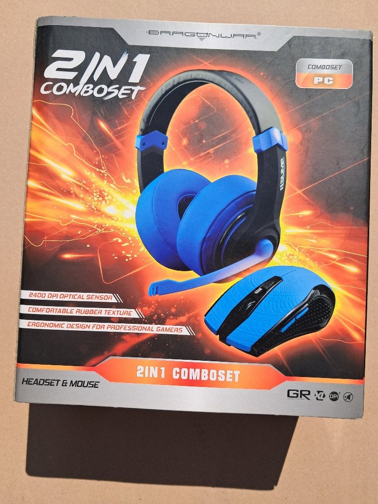 CASQUE ET SOURIS GAMING, Neuf, Souris, Dragon War, Enlèvement
