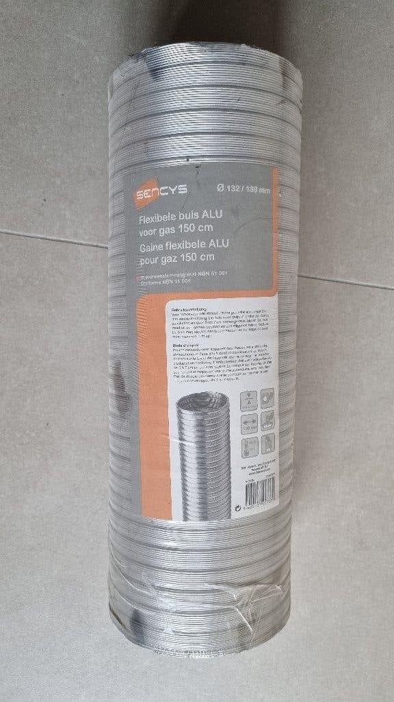 flexibele buis ALU voor gas, Afvoer, Ophalen of Verzenden, Minder dan 2 meter, 80 mm of meer