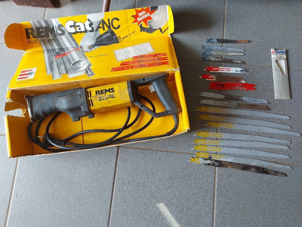 REMS ANC schrobzaag, Doe-het-zelf en Bouw, Gereedschap | Slijpmachines, Ophalen, Gebruikt, 1000 watt of meer, Overige typen