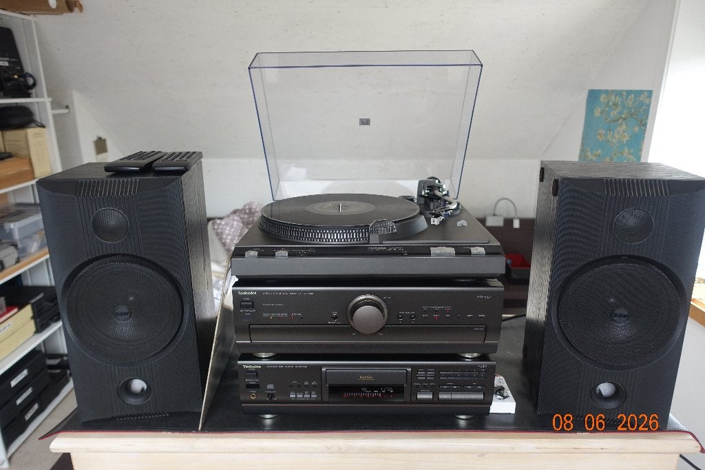 Technics SU-A800, SL-5210, SL-PS740 et B&W 2003 speakers, Enlèvement, Comme neuf, Haut-parleurs, Composants en vrac
