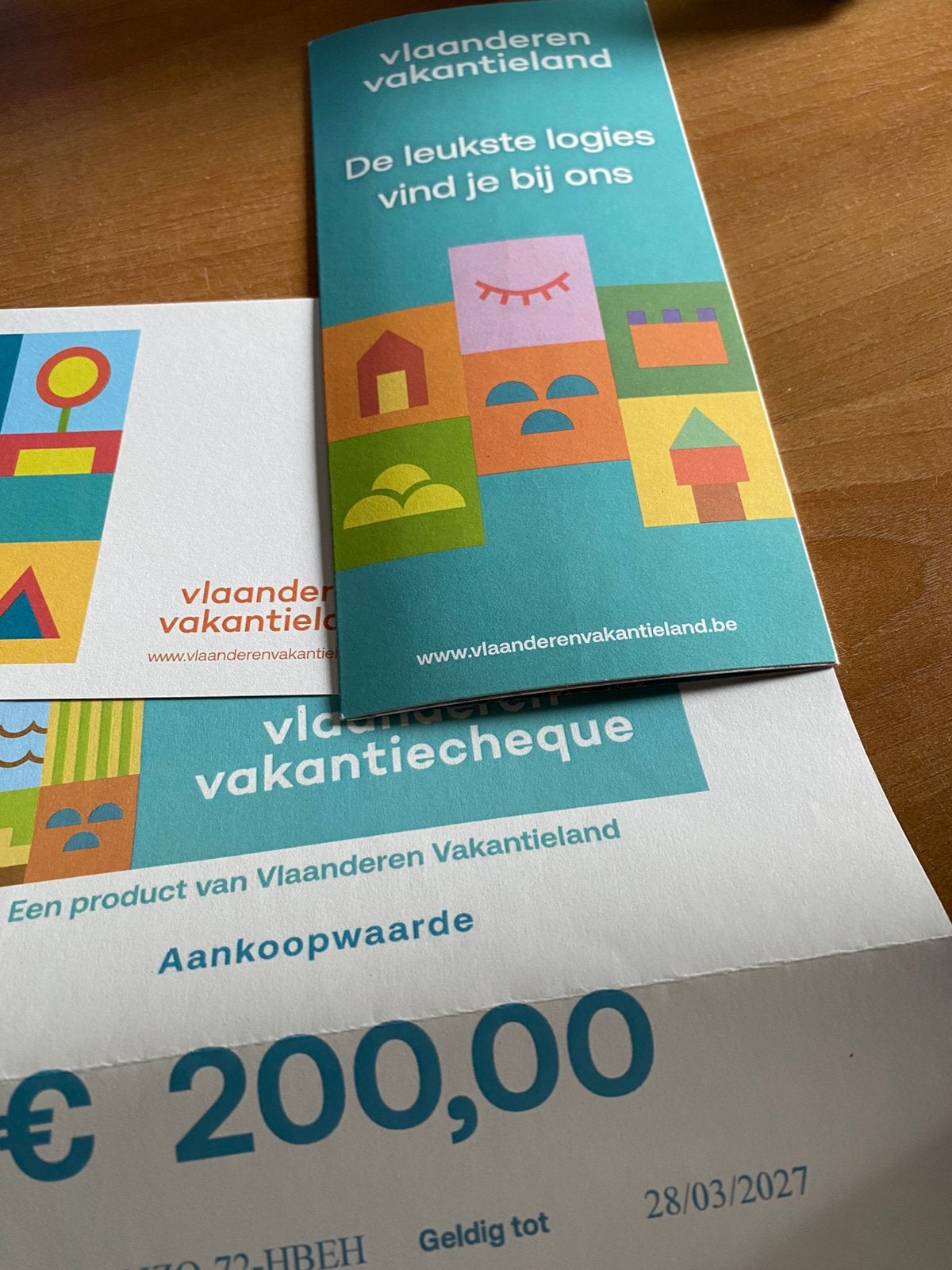 Cadeaubon VlaanderenVakantieland, Cadeaubon