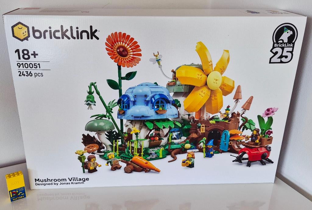 Lego 910051 Bricklink Mushroom Village, Kinderen en Baby's, Speelgoed | Duplo en Lego, Nieuw, Lego, Complete set, Compleet, Ongeopend/sealed