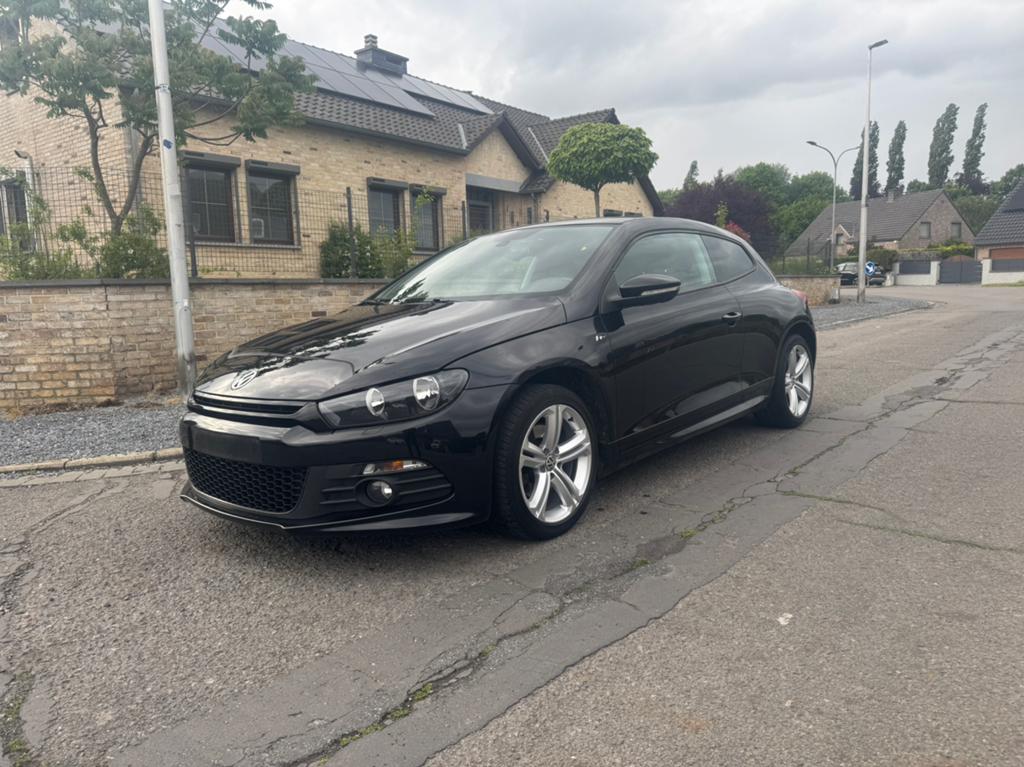 VW SCIROCCO 1.4 TSI 2011 /124000KM/DSG/R-LINE, Auto's, Automaat, Zwart, Zwart, Particulier