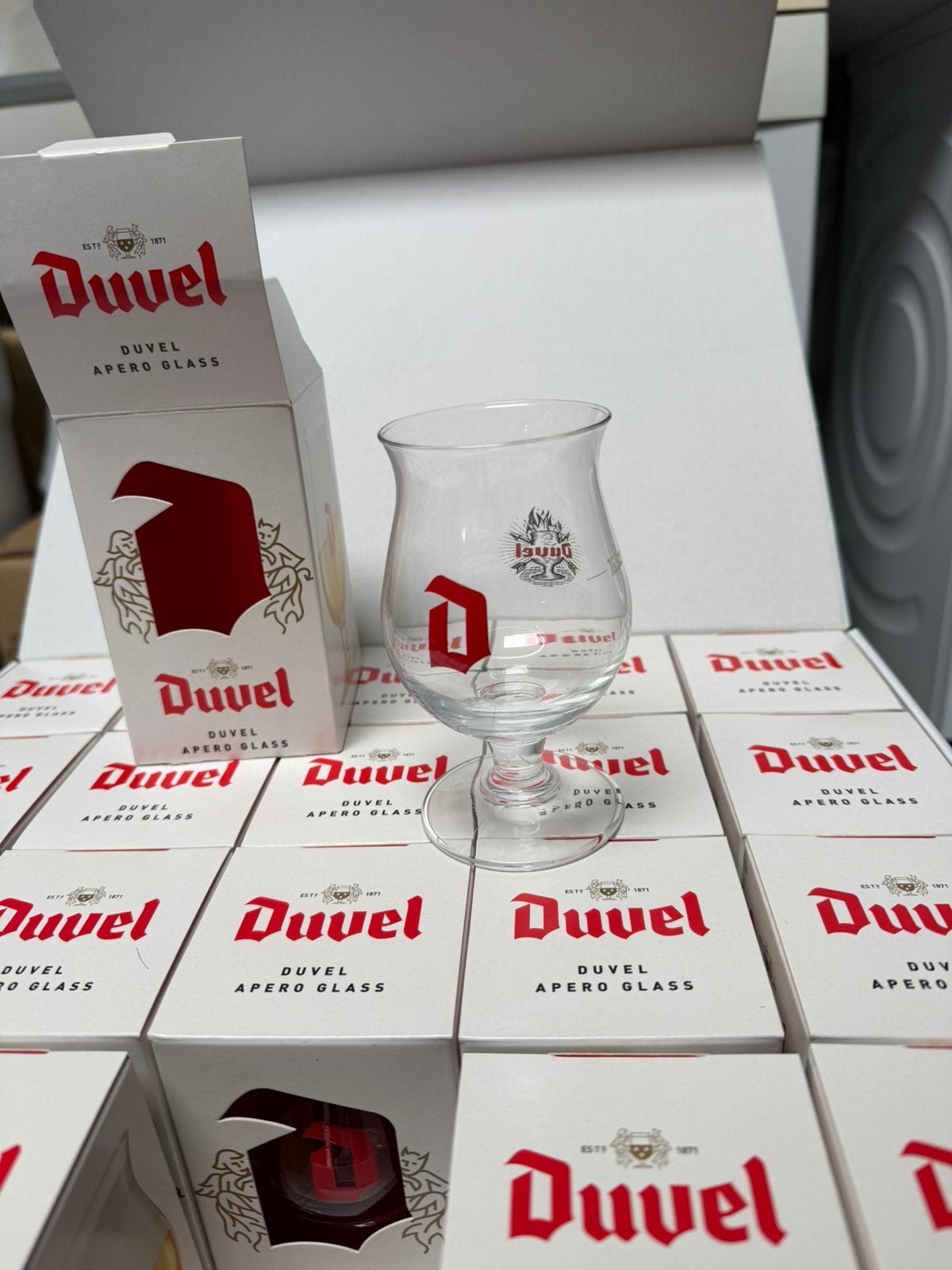 Duvel mini glazen, Elektronische apparatuur, Ophalen, Nieuw