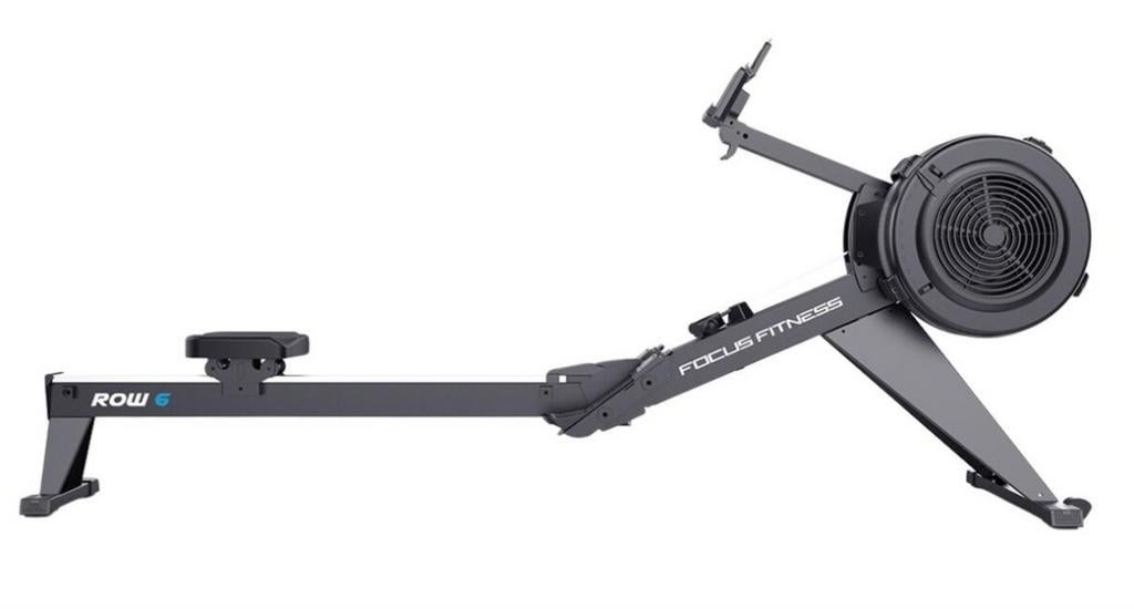 Rameur Focus Fitness Row 6 – Résistance à air, Jambes, Rameur