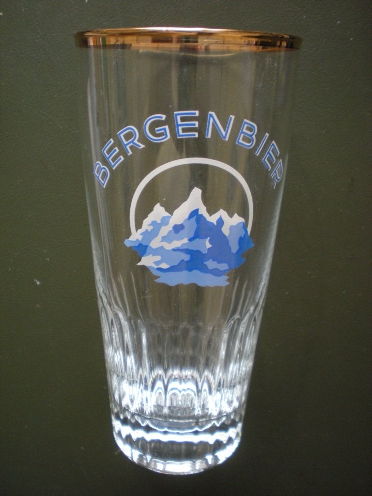 BERGENBIER  25 cl, Collections, Enlèvement ou Envoi, Comme neuf, Verre ou Verres