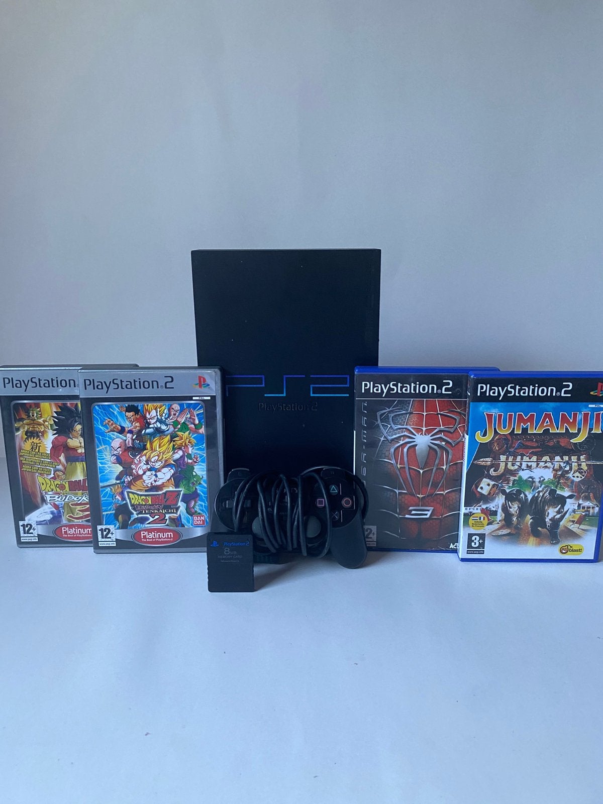 PlayStation 2 Fat SCPH-50004 + 4 Games + Sony Controller, Met games, Ophalen of Verzenden, Zo goed als nieuw, Met 1 controller