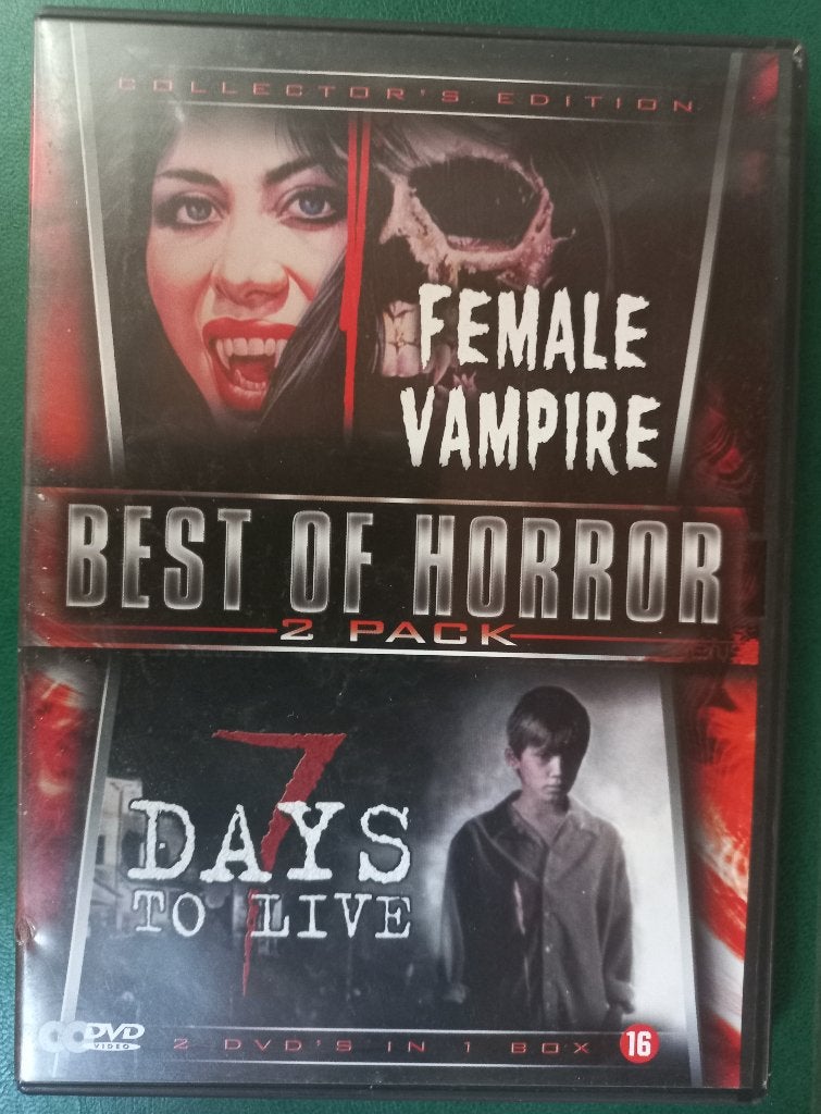 Female Vampire + 7 Days to Live (2 disques), Enlèvement ou Envoi, Autres genres, À partir de 16 ans, Anglais