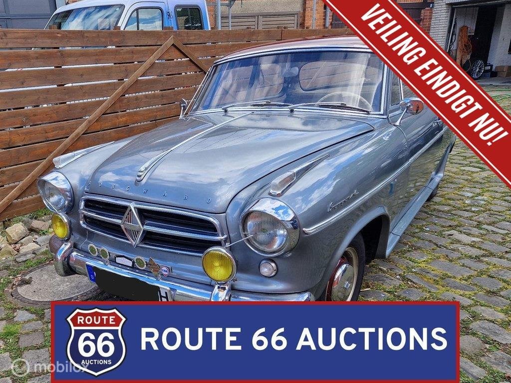 Borgward Isabella TS | 1960 | Route 66 Auctions, Overige merken, Zwart, Bedrijf, Handgeschakeld