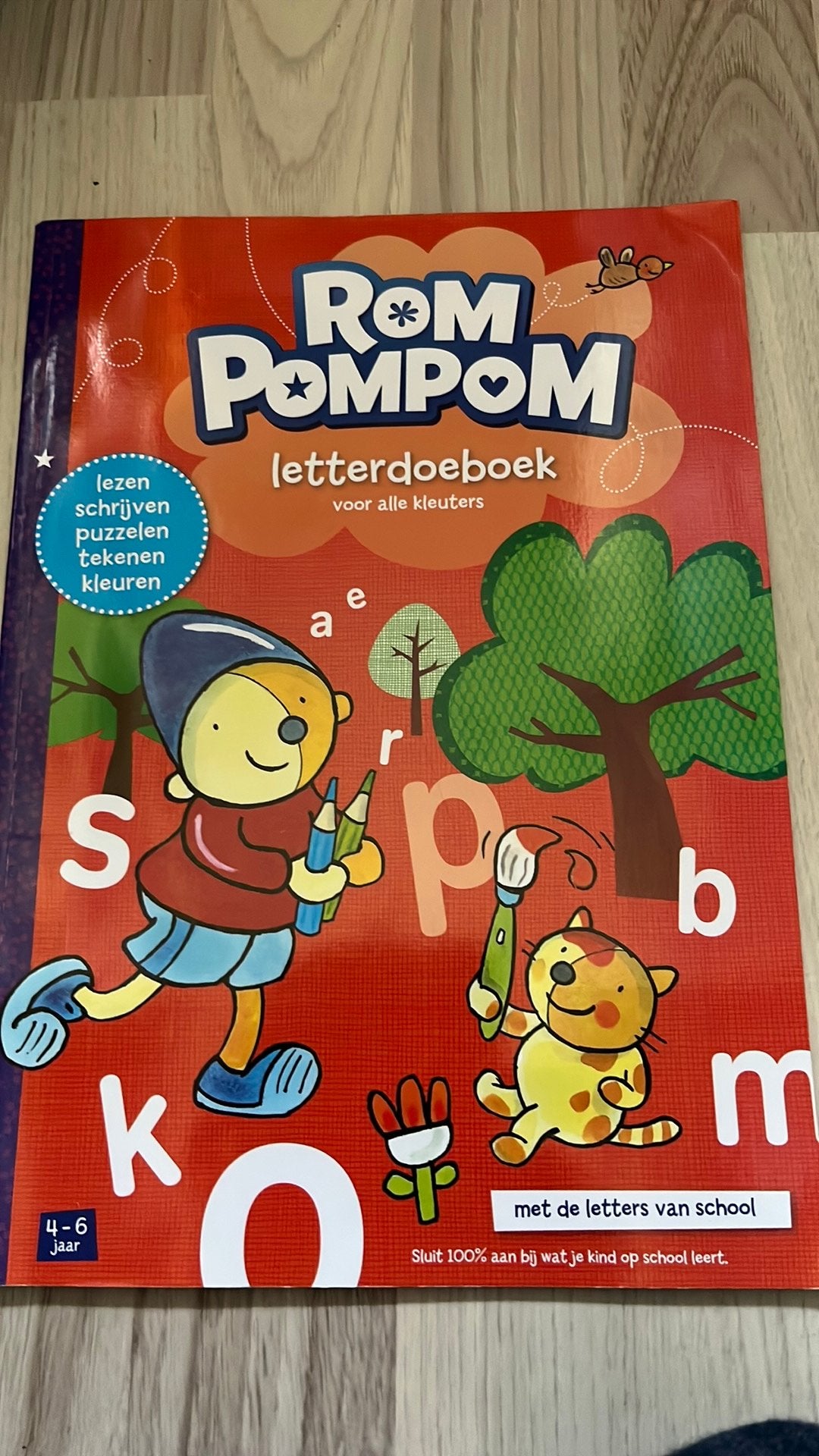 Rompompom letterdoeboek, Ophalen, Nieuw