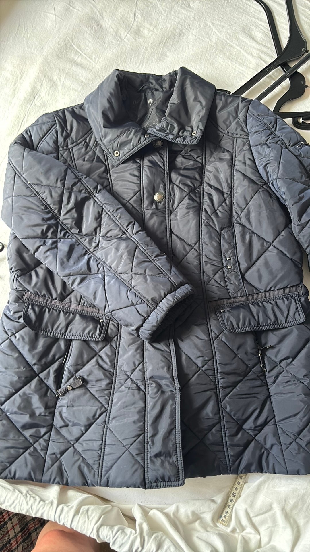Tussen seizoensjas, Kleding | Dames, Jassen | Winter, Ophalen of Verzenden, Zo goed als nieuw, Maat 46/48 (XL) of groter, Blauw