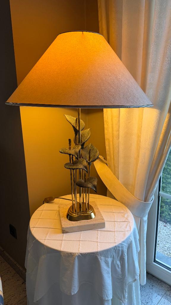 Lamp groene bladeren, Ophalen, Kunststof, Gebruikt, Tijdloos