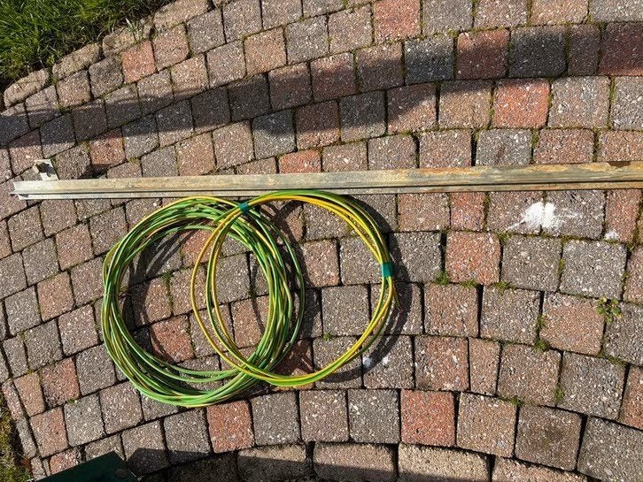 Aardingskabels 16mm2, Doe-het-zelf en Bouw, Ophalen, Gebruikt, Kabel of Snoer