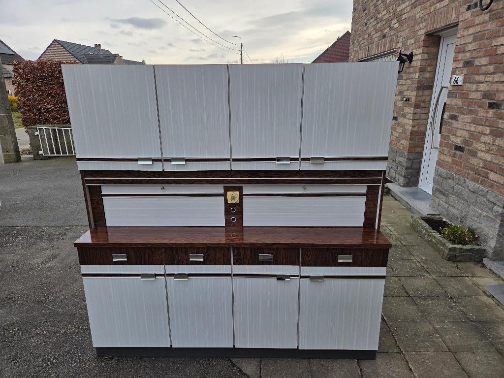 Cuisine vintage, Huis en Inrichting, Keuken | Complete keukens, Ophalen, Enkelwandige keuken, Overige kleuren, Overige materialen
